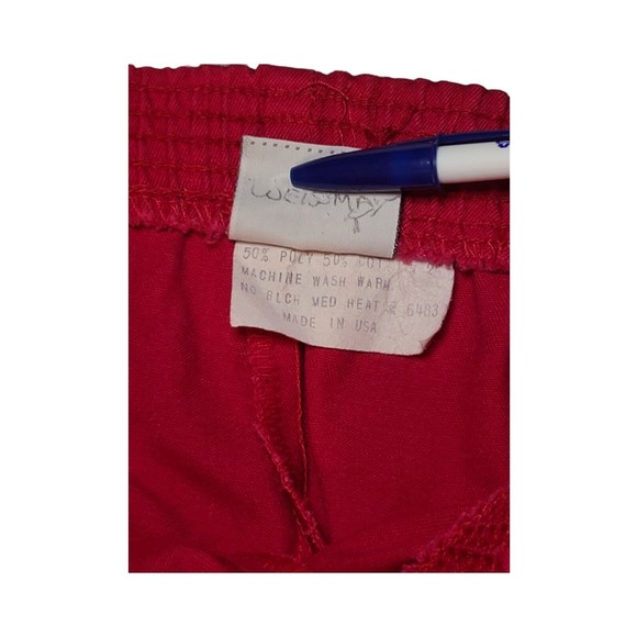 Priority One Red Stretch Band Waist Pants - Picture 8 of 8